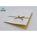 Elegant Embossing Paper Printing Gift Wedding Invitation Cards (White Ross)